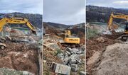 چهار بنای غیرمجاز در حال ساخت در حریم سد گلورد تخریب شد