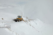بارش شدید برف ۲ جاده دسترسی گلستان به سمنان را مسدود کرد