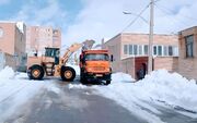 ۱۱ هزار تن برف از معابر شهر داران جمع آوری شد