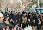وزیر فرهنگ به تماشای اجرای خیابانی خانواده آقای هاشمی نشست