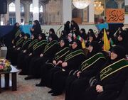 اجتماع بانوان امام‌زمانی در دفاع از حریم قرآن و ولایت در مسجد جمکران برگزار شد