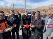 بهره‌برداری از پروژه بهسازی جاده زرنه - سومار ایوان