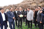 روایتی میدانی از سفر استاندار کرمانشاه به روانسر؛ از افتتاح واحد تولیدی تا زمین چمن فوتبال