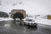 ترافیک سنگین آزادراه قزوین - کرج/ ۱۸ استان کشور برف و باران می‌بارد