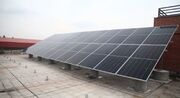 بهره‌برداری از نیروگاه خورشیدی ۱۲۳ کیلوواتی شرکت توزیع نیروی برق اهواز