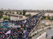 ۲۲ بهمن؛ حماسه حضور مردم اهواز در تجدید پیمان با آرمان‌های انقلاب+ فیلم