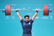 وزنه‌برداری قهرمانی آسیا؛ نصیری طلا را از چنگ قهرمان المپیک درآورد