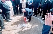 کلنگ مجمع گردشگری گلپایگان با حضور وزیر میراث فرهنگی بر زمین زده شد