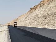 آغاز آسفالت ۴۵ کیلومتر از جاده ایلام- مهران با هدف راحتی تردد زائران