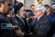 مجلس ترحیم خواهر سیدمحمد خاتمی برگزار شد