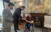 قهرمان کرمانشاهی مدال طلای جهانی خود را به شهید «ماکان نصیری» تقدیم کرد