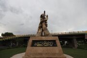 تجلی پیام ولایت در قلب مشهد؛ المان فاخر «غدیر» رونمایی شد
