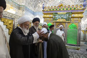 مراسم عمامه‌گذاری جمعی از طلاب حوزه علمیه یزد