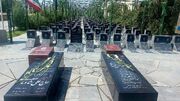 مزار سپهبد شهید علی شادمانی و شهدای جنگ ۱۲ روزه در همدان گلباران شد