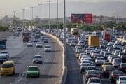 ترافیک سنگین و لزوم احتیاط رانندگان در آزادراه های البرز