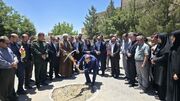 کلنگی که برای آینده بچه‌های «نامیله» به زمین نشست