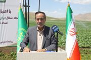 فیلم| آیین افتتاح طرح‌های بخش آب و خاک آذربایجان‌غربی