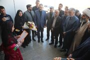 وزیر فرهنگ و ارشاد اسلامی وارد لامرد شد