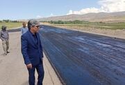 آسفالت کمربندی شهر نیر آغاز شد