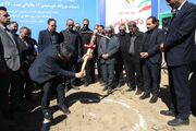 کلنگ نیروگاه خورشیدی پارس‌آباد به زمین زده شد