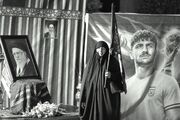پرچم عزای حسین(ع) در موکب استقلال برافراشته شد