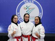 کاراته قهرمانی آسیا؛ کاتای تیمی بانوان ایران برنز گرفت، حذف مردان