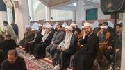 مراسم بزرگداشت آیت‌الله فیاض از مراجع تقلید شیعه در حرم مطهر شاهچراغ(ع) برگزار شد