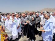 پایان ۱۶ سال چشم‌انتظاری؛ محور فنوج - تنگ سرحه به بهره‌برداری رسید