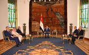دیدار رئیس جمهور مصر با وزرای خارجه عربستان، پاکستان و ترکیه