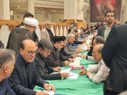 میز خدمت قضایی در حرم مطهر شاهچراغ(ع)؛ گامی برای پاسخگویی بی‌واسطه به مردم