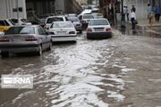 بارندگی موجب ورود آب به تعدادی منزل و مغازه در مشگین‌شهر شد