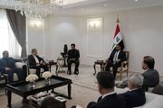 دیدار وزیر خارجه با رئیس پارلمان عراق