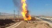 انفجار خط لوله گاز در تبریز/ حادثه تلفات جانی نداشت+فیلم