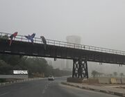 نفوذ گرد و غبار به شرق و شمال شرق خوزستان