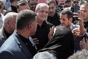 رئیس‌جمهور در مراسم تشییع رهبر شهید انقلاب اسلامی حضور یافت