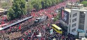 سومین روز وداع باشکوه ایرانیان با رهبر شهید از نگاه رسانه‌های روس + فیلم
