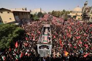 گاردین: میلیون‌ها نفر در مراسم تشییع رهبر فقید ایران در تهران شرکت کردند