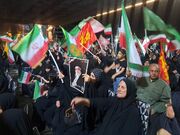 وداع دلدادگان شیرازی با رهبر شهید؛ میدانی که از عشق لبریز شد