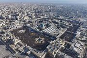 صحن‌های حرم رضوی برای حضور شرکت‌کنندگان در تشییع رهبر شهید آماده است