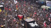 الحشد الشعبی: ۳.۸ میلیون نفر در مراسم تشییع پیکر امام شهید خامنه‌ای (ره) در نجف شرکت کردند