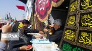 آغاز خادمی ۲۰ موکب ملایری در مسیر عاشقی اربعین