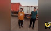فیلم|سونامی رانندگی بدون گواهینامه در جاده‌های قزوین/ توقیف تریلی ۴۰ تنی
