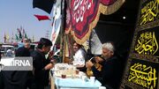 خدمت‌رسانی ۲۳ موکب اوقاف یزد به زائران اربعین