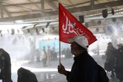 فیلم| تردد روان زائران در گذرگاه مهران
