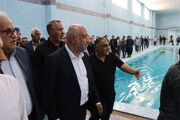 افتتاح استخر سرپوشیده کارگران جهرم با حضور وزیر تعاون، کار و رفاه اجتماعی