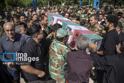 شهید «یونس حاجی‌عزیزی» در تویسرکان تشییع شد 