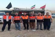 مشارکت راهداری کردستان در خدمات‌رسانی به زائران اربعین در مرز مهران