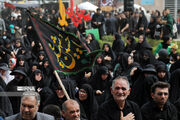 جاماندگان اربعین در اردبیل به یاد کربلا پیاده‌روی کردند
