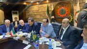 دیدار وزیر صمت با مسئولان و اعضای فدراسیون اتاق‌های بازرگانی پاکستان+فیلم