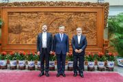صلح و امنیت منطقه‌ای و وضعیت تنگه هرمز ، محور دیدار غریب‌آبادی و همتای چینی